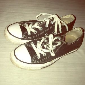 Converse black shoes